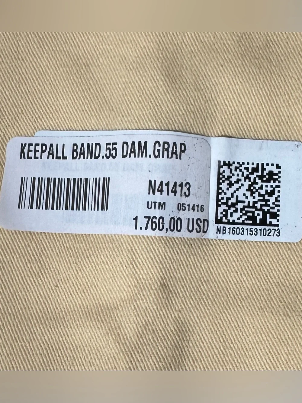 Louis Vuitton Keepall 55 Damier Graphite